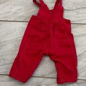Vintage Baby Red Guess Overalls Size 6M Boy or Girl Pants